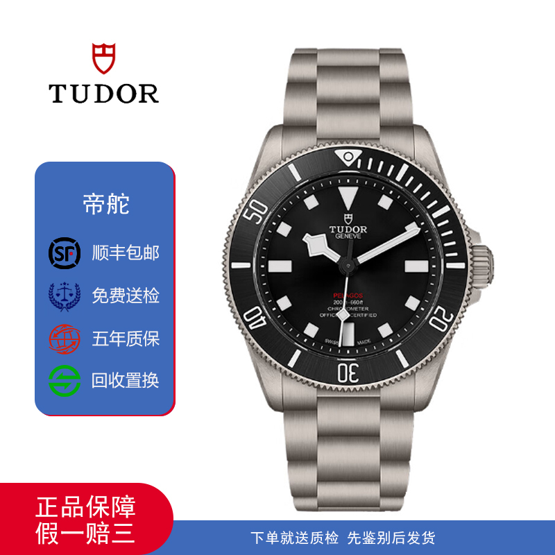 【98% New】Tudor Dive Series Mechanical Men's Watch 39mm Titanium Ceramic Bezel M25407N-0001