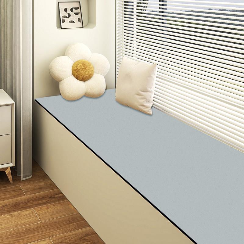 Solid color master bedroom bay window mat window sill mat diatom mud absorbent water sun protection four seasons 2024 moisture-proof mat can be freely cut