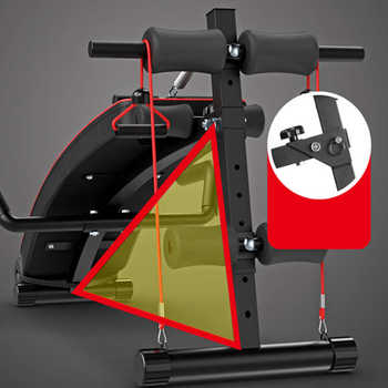 Strictly selected supine board abdominal strengthening machine abdominal control machine fitness board bench press chair abdominal strengthening machine abdominal muscle trainer abdominal slimming equipment