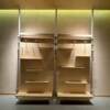 Industrial style marine board sideboard hole board screen partition storage rack decorative storage rack overhead display rack