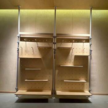 Industrial style marine board sideboard hole board screen partition storage rack decorative storage rack overhead display rack