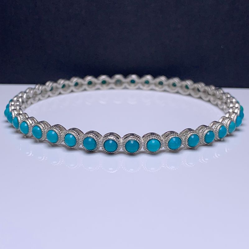 Exclusive Offer! Natural Premium Turquoise Gemstone 925 Silver Inlaid Turquoise Bracelet Jewelry Exclusive Offer! Natural Premium Turquoise Gemstone 925 Silver Inlaid Turquoise Bracelet Jewelry