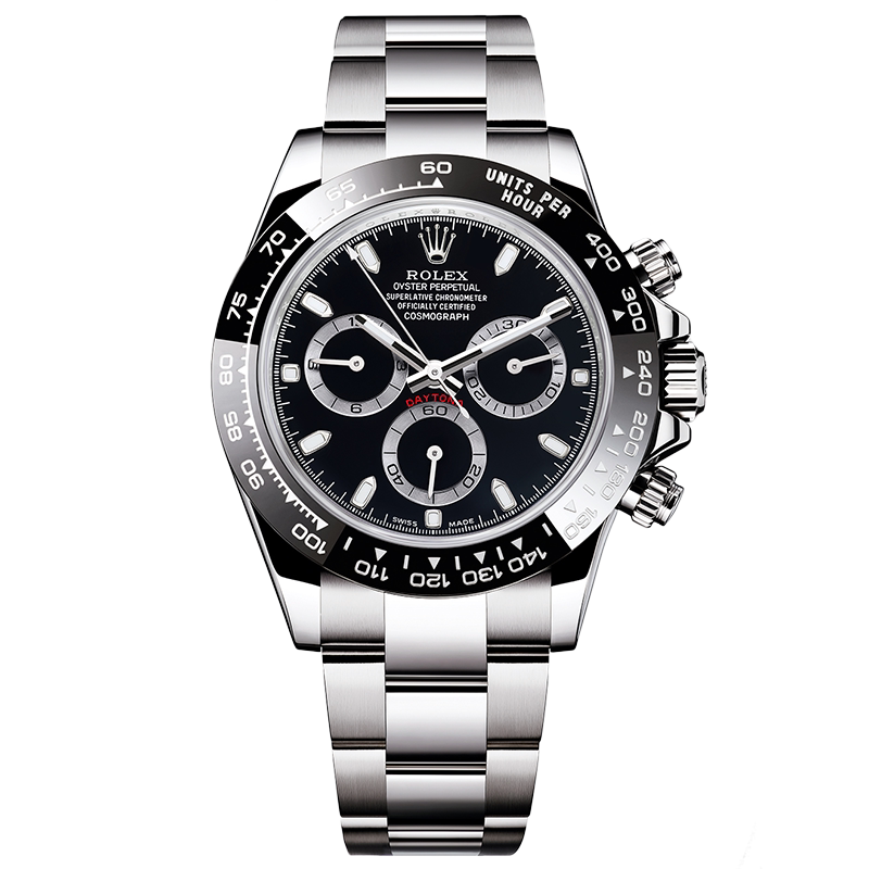 Top Choice for Value Retention [9.8 New] Rolex Daytona Steel Automatic Mechanical Men's Watch 116500 with Box and Certificate