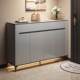 Simple Shoe Cabinet with Pull-Out Cover for Home Entrance, Large Capacity Entryway Cabinet, Integrated European-Style Multi-Layer Simple Design