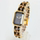 Подлинные женские часы Chanel Chanel серии Sugar Cube из черного золота с позолотой ladies fashion darling Watch 98 Новинка mini 3