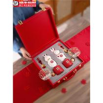 Shishi Ruyi wedding gift for newlyweds and couples happy couple best friend newlyweds and engagement creative accompaniment gift set