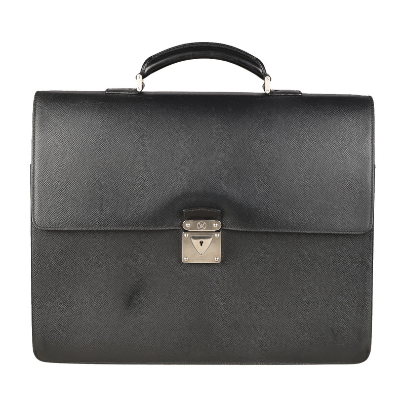 [9.0 New] Louis Vuitton Lv Men's Handbag Briefcase Document Bag Cowhide Men's Bag