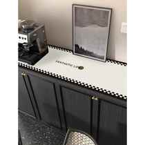 American shoe cabinet sideboard table mat entrance table leather mat countertop protective mat TV cabinet waterproof and anti-dirty mat