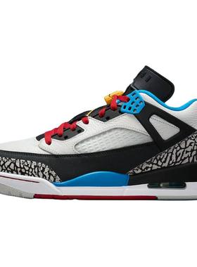 Jordan Spizike Low Obama 时尚舒适 低帮 复古篮球鞋 男款 黑白