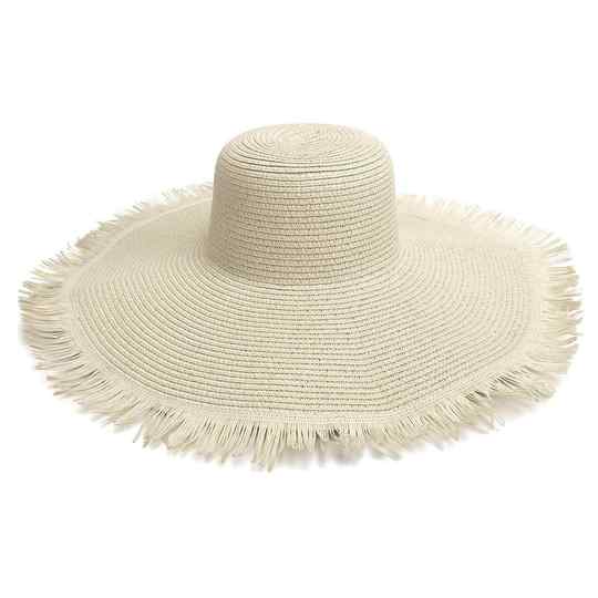 Sanya beach photo hat foldable tassel straw sun protection hat for women summer vacation beach hat with large brim