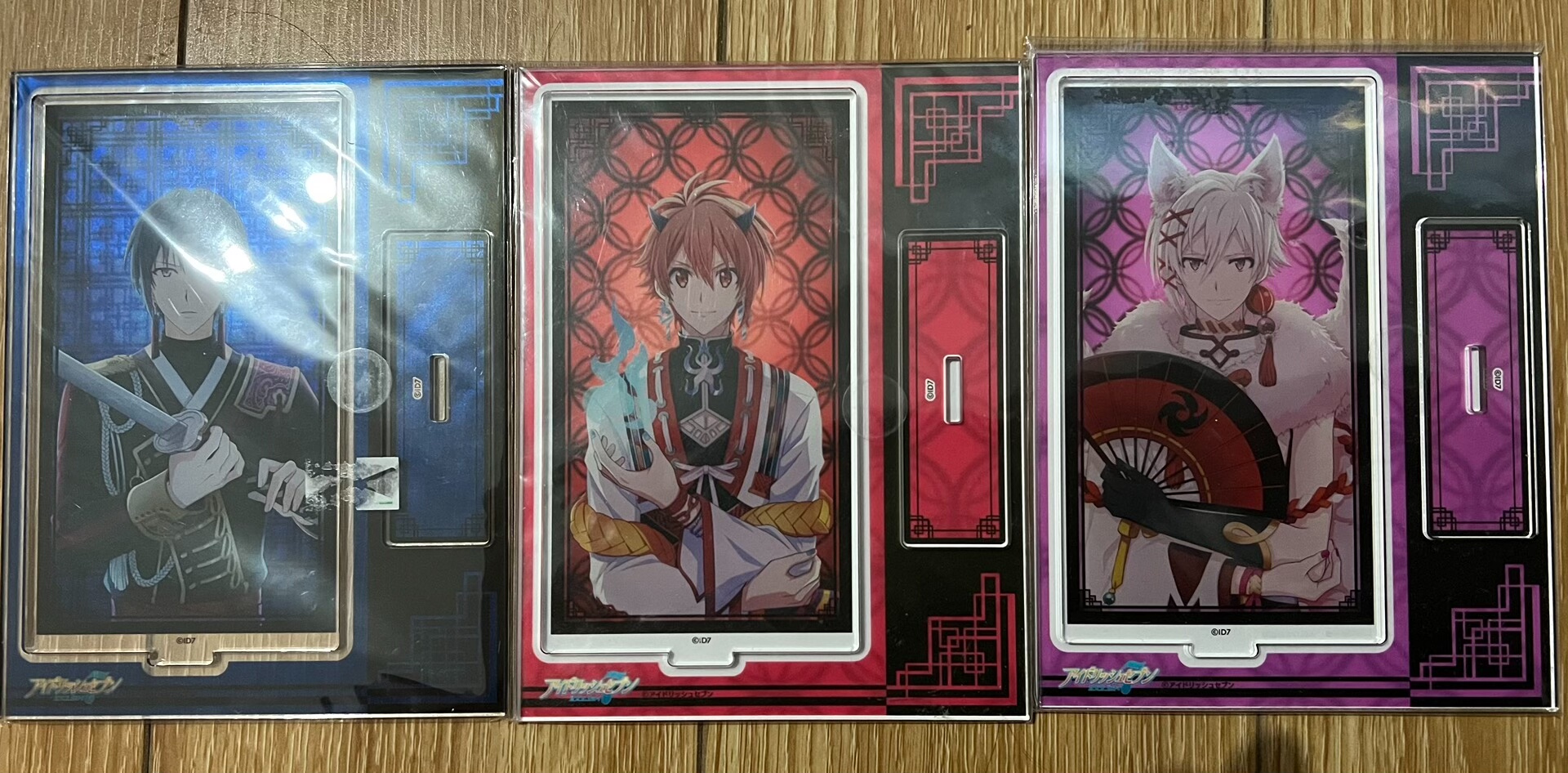 idolish7 和泉一織，七瀨陸，九條天。妖萬華鏡立牌。三-Taobao