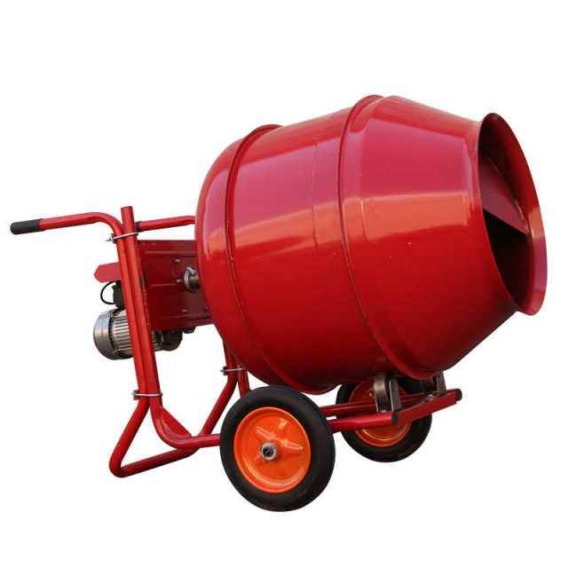 Household 220V mobile small mixer construction mixer cement mortar feed concrete mixer
