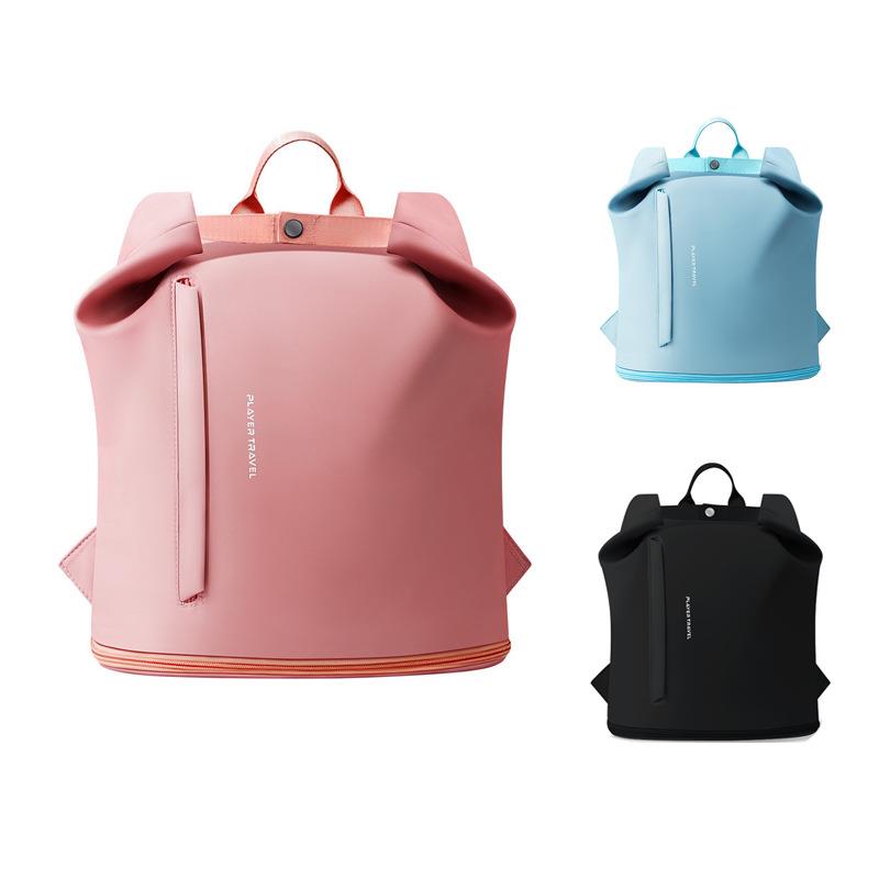 Outdoor Sports Backpack with Shoe Compartment and Moisture-Resistant Pocket Swim Bag Women's Waterproof Storage Bag Gym Backpack