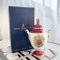 Antique] British Royal Worcester Limited Wedding Bone Porcelain Decorative bottle WN24010625