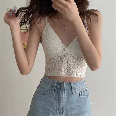Triangle Cup Deep V Tie Chest Mat Smooth Elastic Strap