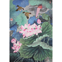 Auction of Korean Silk Paintings and Ink Paintings First-class Artist Xu Huishan Ailian Says Collection of Purely Hand-painted Original Decorative Paintings