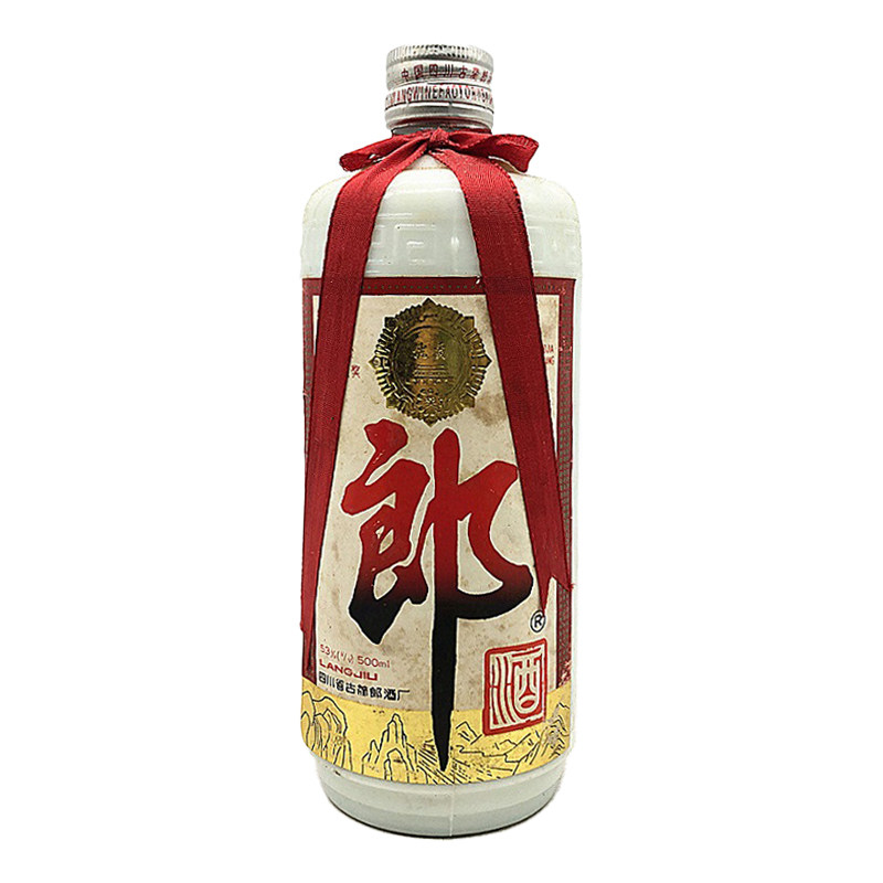 老酒 1995年製 500ml 53% 1995年-1996年郎酒酱香型53度500ml 1瓶老酒收藏铁盖评价- 淘宝网