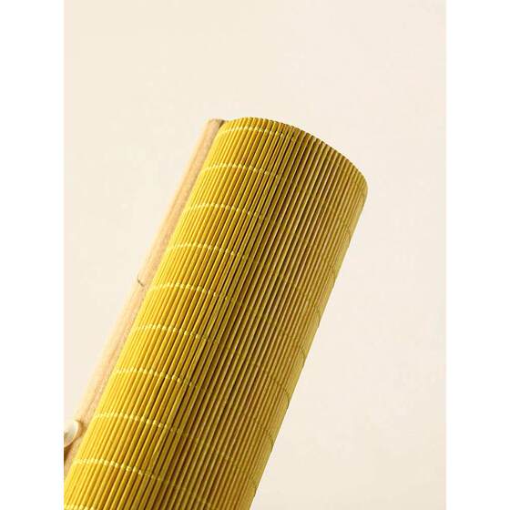 复古印花卷帘子虔诚竹帘片卷轴挂画仕女图茶室壁画背景玄关装饰画