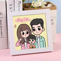 Фоторамка, холст, 18×18см, 15×15см