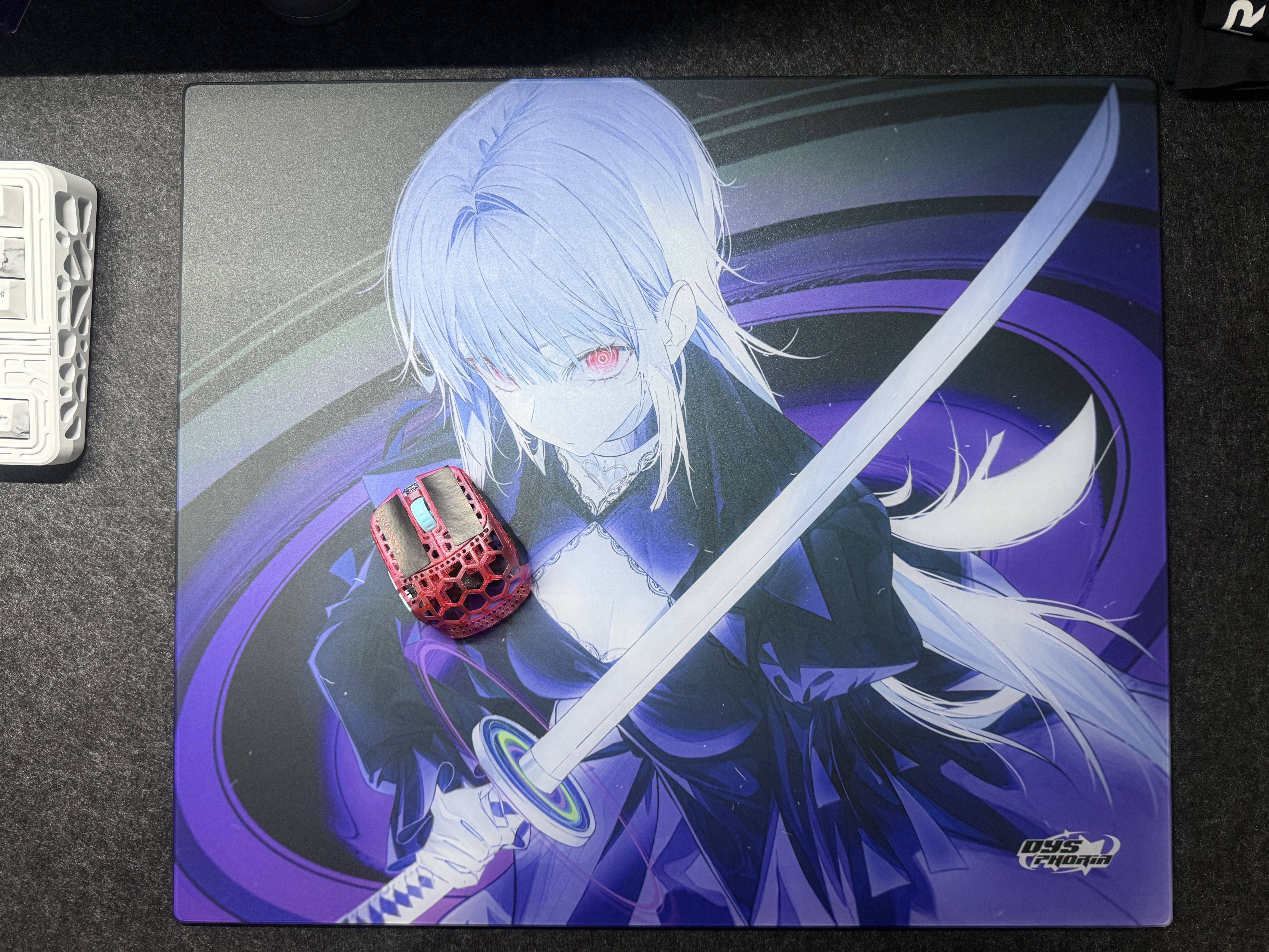 知郁DYSPHORIA MAKI真希2mm润滑涂层玻璃鼠标垫APEX OW洲瓦长TTK-淘宝网