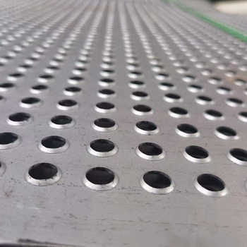 Stainless steel orifice plate 2205 321 304 metal punching plate filter round hole decorative porous plate hole plate
