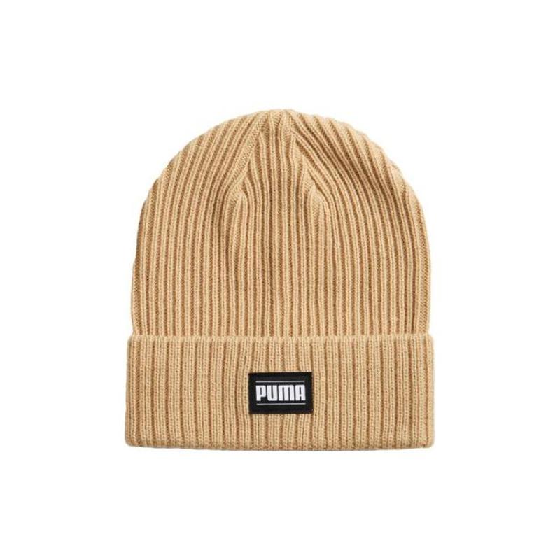 PUMA Logo标牌保暖 绒线帽 男女同款情侣款 棕色