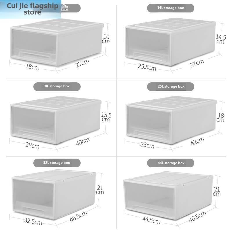 Deep 40/42/45cm Drawer-Type Storage Box, Width 28/32/38cm, Plastic Transparent Clothes Cabinet, Sturdy Storage Box Deep 40/42/45cm Drawer-Type Storage Box, Width 28/32/38cm, Plastic Transparent Clothes Cabinet, Sturdy Storage Box