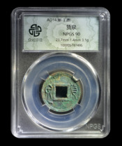 Zhongcheng Rating 90 points New Wang Mang-Currency Copper Coin Ancient Coin 鿿5197495