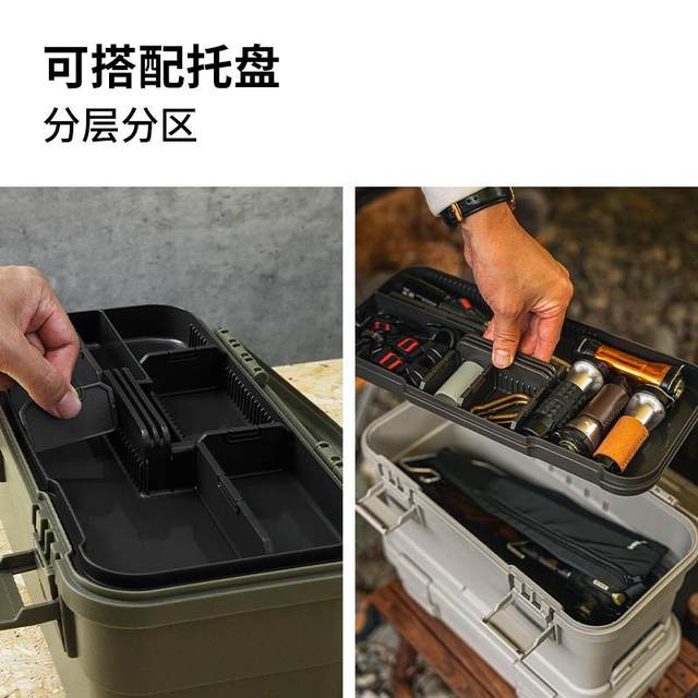 RISU Japan imported hardware tool box portable and connected to vehicle tool box multi-function outdoor storage box