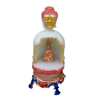 Luminous dragon and phoenix gilt phoenix vase ornaments inlaid handicrafts home living room ornaments antique miscellaneous ornaments