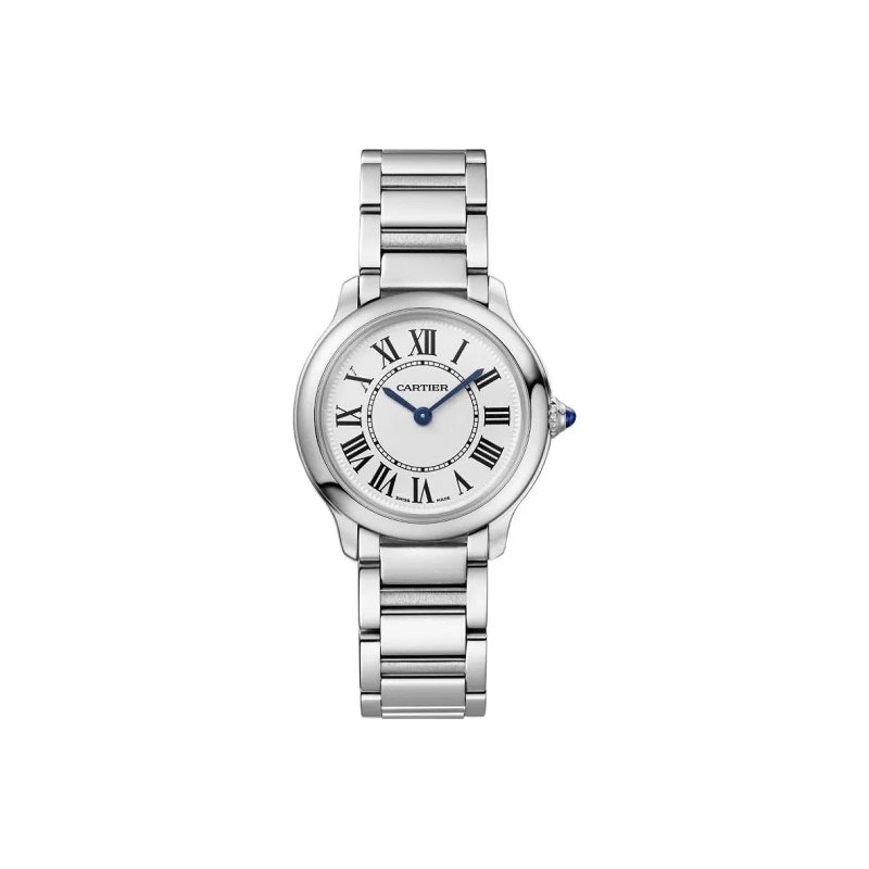 9.5 New Cartier Ronde De Cartier Series Quartz Movement Women's Watch 29Mmwsrn0033 9.5 New Cartier Ronde De Cartier Series Quartz Movement Women's Watch 29Mmwsrn0033