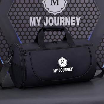 Cross-border travel multi-functional dry and wet separation fitness bag with shoe compartment large capacity high-end sports training swimming bag