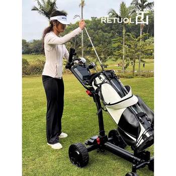 Four-wheel follow golf golf course retuol electric trolley charter