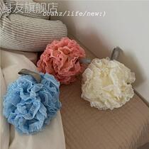 Bathing comfort is up~ Lace Bubble Couple Bath Ball Bath Hair Shampoo Bubble Bath Flower Bubble Ball for Men and Women