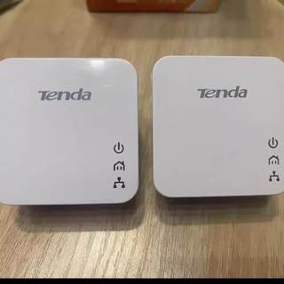 Old tenda p3 gigabit pair set power cat iptv high speed hd cable through wall plug and play