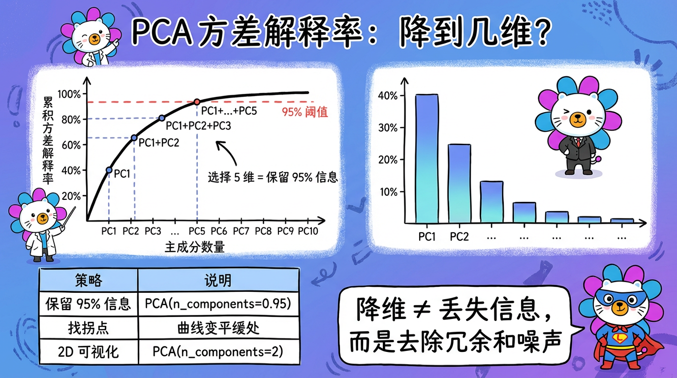 PCA 方差解释率