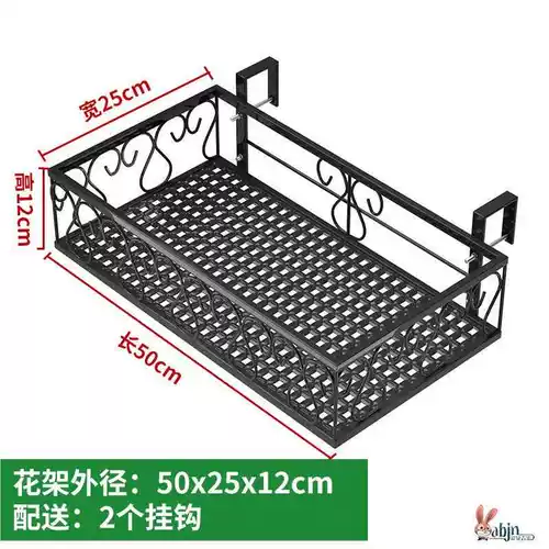 Внутренняя висящая корзина висящая настенная крючка с длинным квадратным растением цветочный горшок с горшкой горшка с зелеными укропа