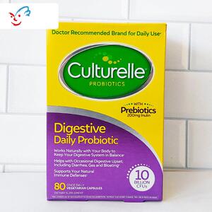 80 Капсул Culturelle Kang Cuile Youth Middle Holdly LGG Пробиотическое пищеварение, пищеварение и регуляция желудка