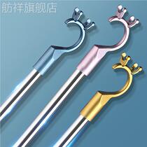 Brace bar Home retractable Нержавеющая Сталь Clothespole Fork Girl kick up Cloths Rod Sunburn Одежды Dorm Top