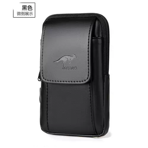 Кожаный мобильный телефон, ультратонкая поясная сумка, чехол, штаны, из натуральной кожи
