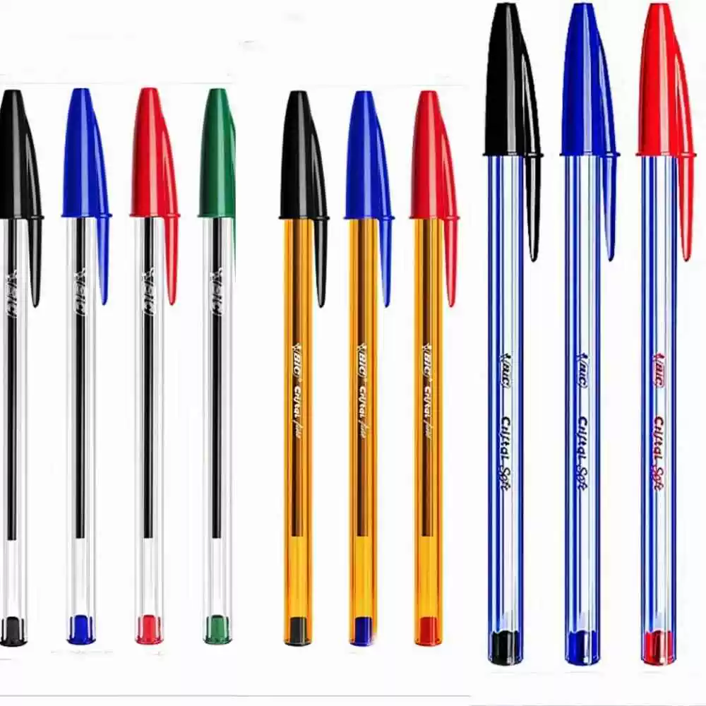 Bic Cristal 1.0 1.2 мм Xtra Bold 1.6 мм шариковая ручка кристаллическая шариковая ручка