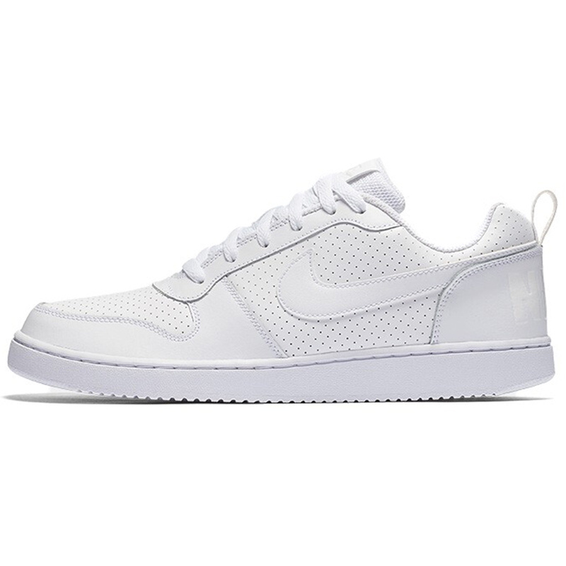 Nike Court Borough Low triple white 合成革 复古  低帮 板鞋