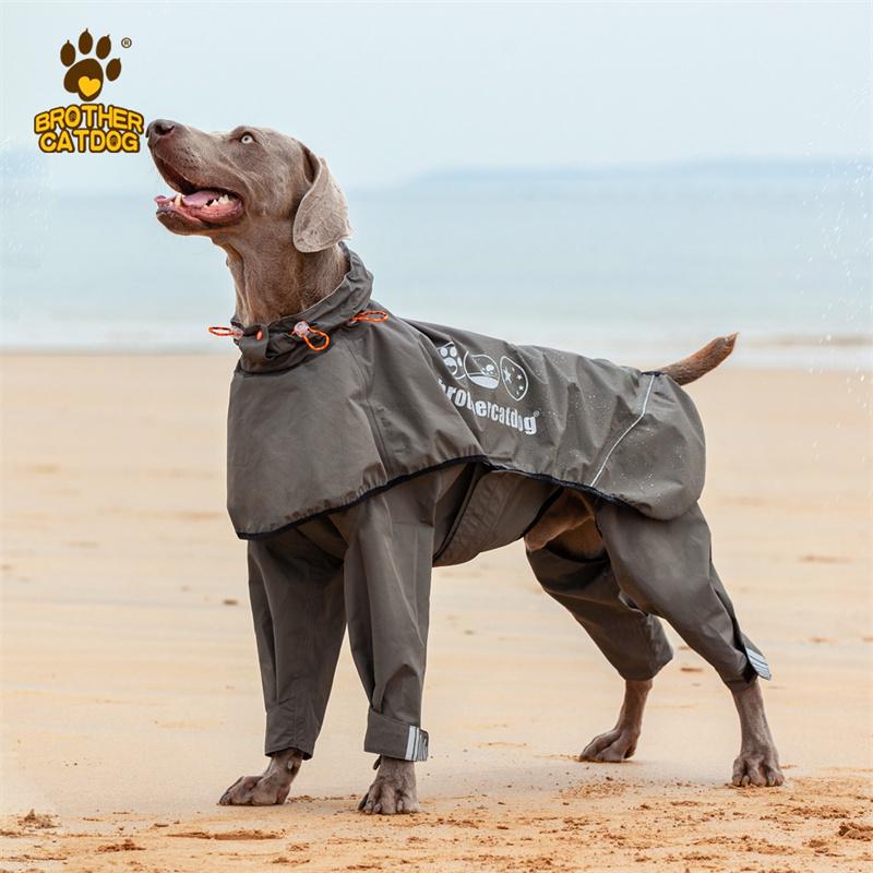 New Style Dog Raincoat, Pet Poncho, Four-Legged Waterproof Clothing for Large and Medium-Sized Dogs, Golden Retrievers, Rainy Days