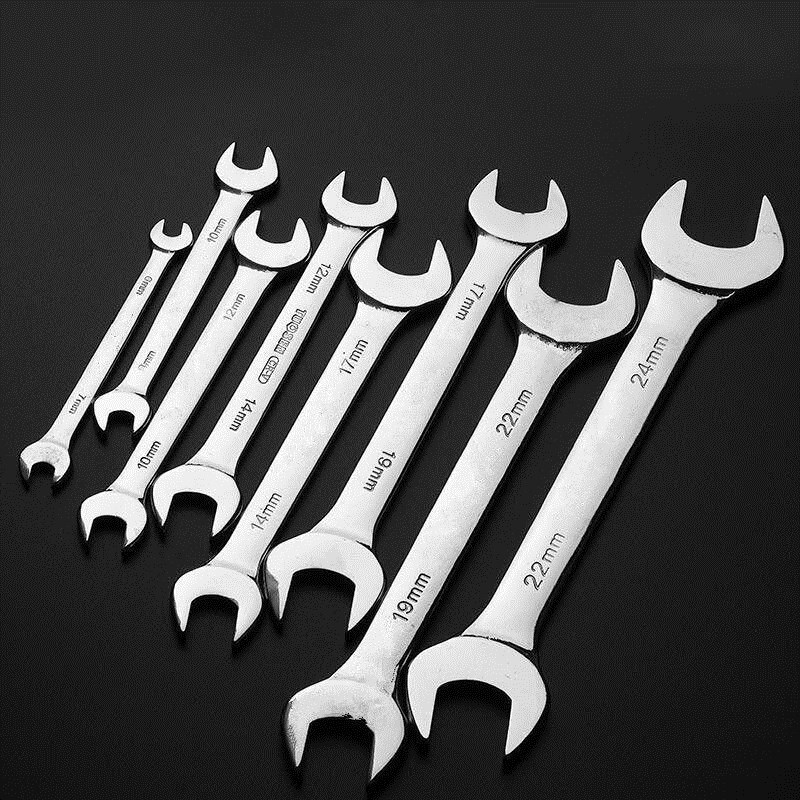 Double Head Dull Wrench Double Head Fork Opening Fork Opening Wrench Simple Nerd Mirror Hand Opening Plate Hand