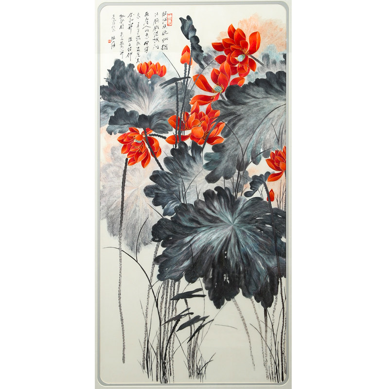 Ho Rhyme Embroidery Collection Grade Real Silk Embroidered Non genetic Undergraduate School of Arts and Crafts Master Liu Ruhong