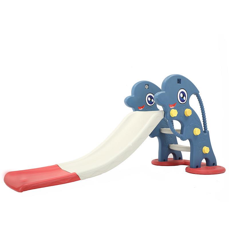 Children's Cartoon Dolphin-Shaped Slide and Basket Combination Toy Baby Slide for Boys Aged 0-3-6 Years Old Children's Cartoon Dolphin-Shaped Slide and Basket Combination Toy Baby Slide for Boys Aged 0-3-6 Years Old
