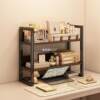 Storage rack desktop multi-layer bookshelf student office computer desk storage rack S068 hole plate rack