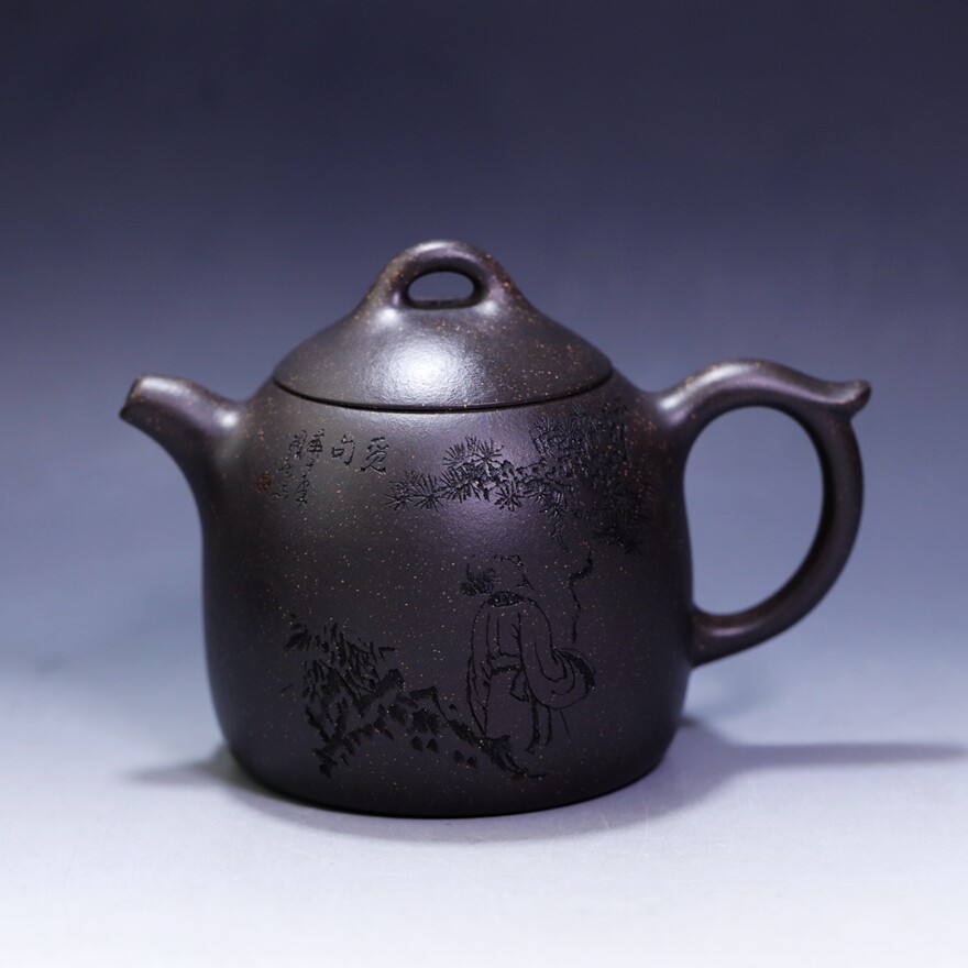 Assistant Zhang teacher system craft master Yang teacher engraving Qin Quan high-quality gypsophila mud