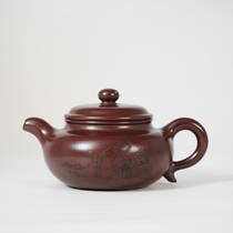 Gold Medal National Engineer Teacher Wangs high-temperature original mine old purple clay antique Yixing purple clay pot fully handmade pot holding photo