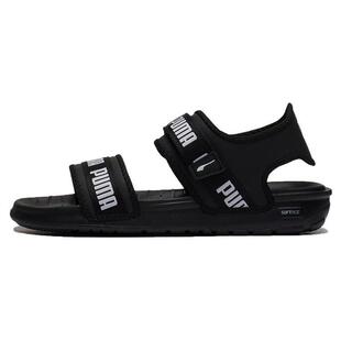 女款 Puma 彪马Signature Softride魔术贴运动凉鞋 黑色384128